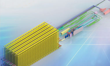 Usine intelligente intégrée de production et de stockage